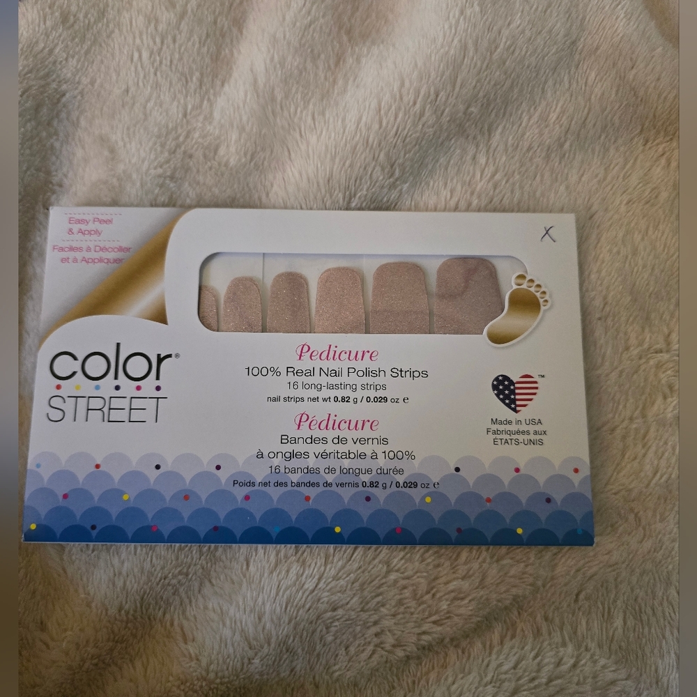 ✨ Color Street 100% Real Nail (Pedicure) Polish Strips ✨Color: Moonburst